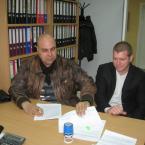 Подписване на договор по мярка 121 - Бенефициент: Динко Руменов Христов