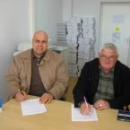 Подписване на договор по мярка 121 - Бенефициент: ЗК Напредък